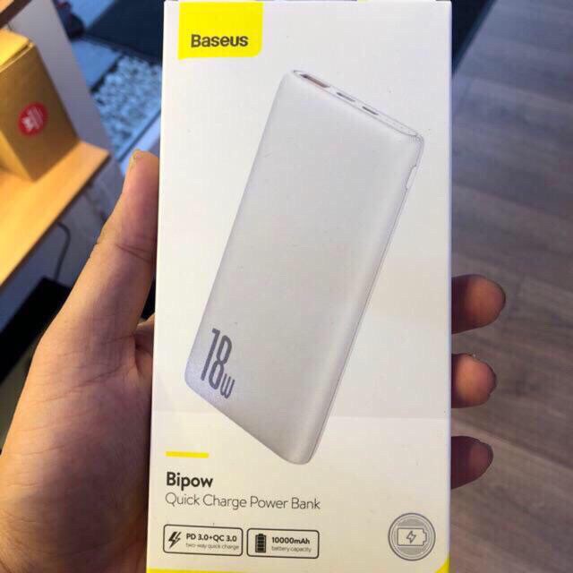 Pin dự phòng Baseus Bipow 15w 20w sạc nhanh PD dung lượng 10.000mah 20.000mah