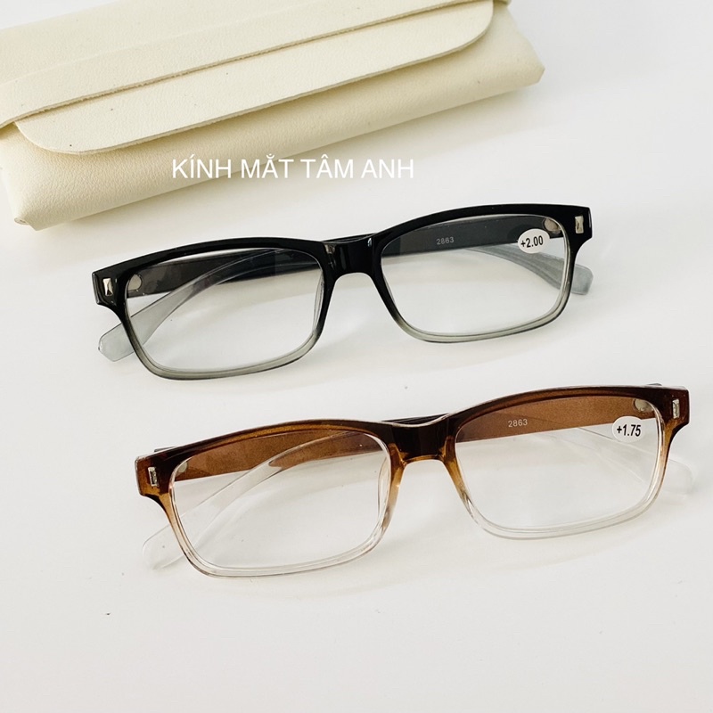 Kính Lão Đọc sách Đi đường gọng nhựa đủ số độ chuẩn 0,50-4,00 Diop