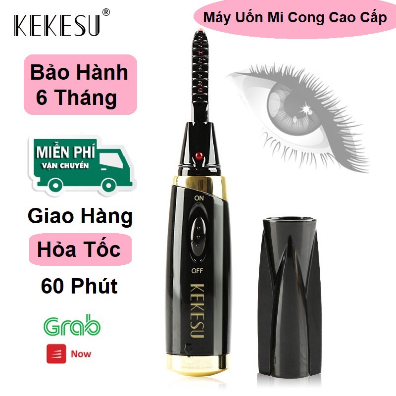 Dụng cụ Bấm cong Mi - Bấm mi điện - Chuốt Mi điện - Chải mi cong dùng điện KEKESU KS-D1801 - Tặng Kèm Pin