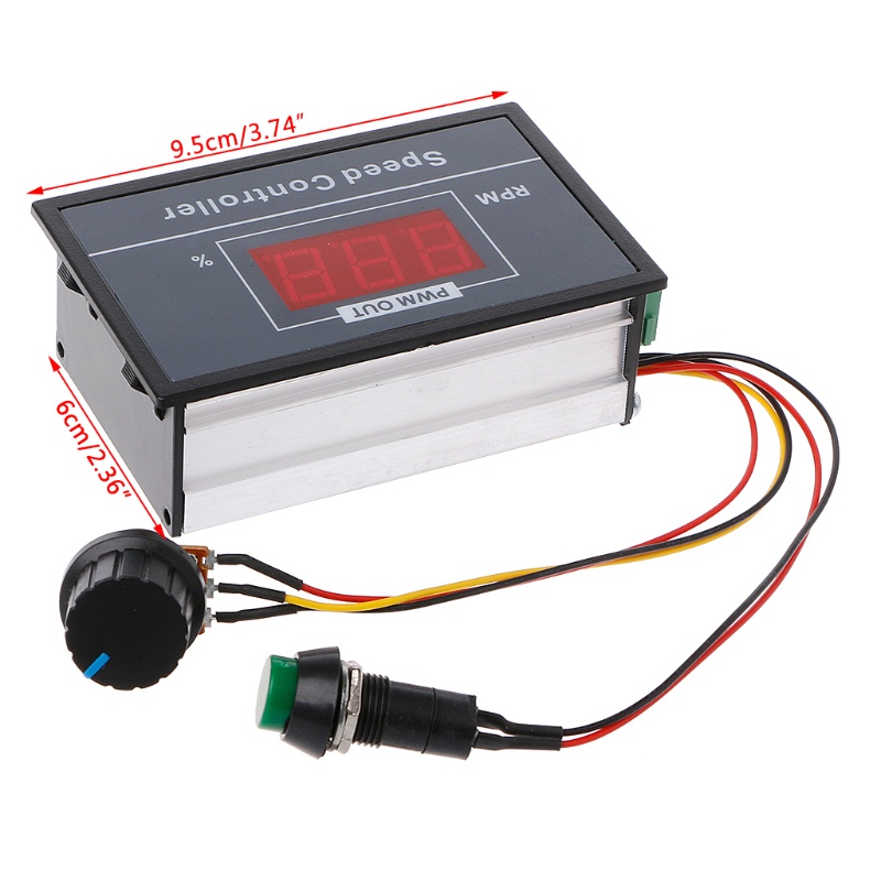 Bộ Điều Khiển Tốc Độ Động Cơ Bước Màn Hình Kỹ Thuật Số 0-100 PWM