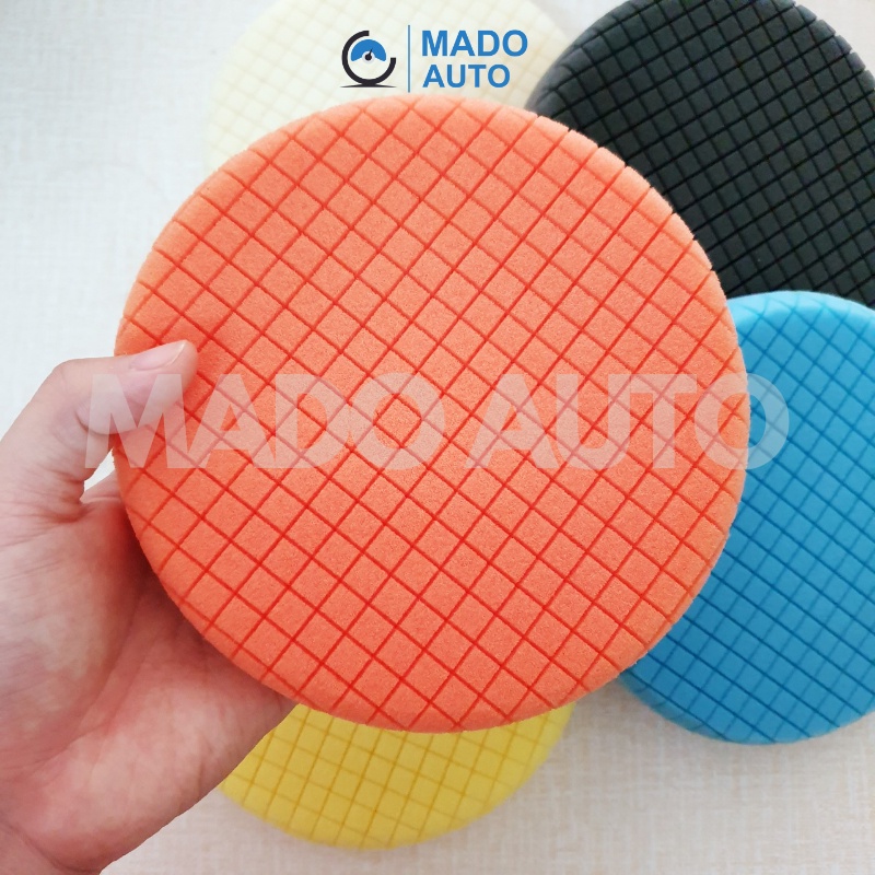 Phớt xốp đế dán mặt caro 5 inch MADO AUTO F219