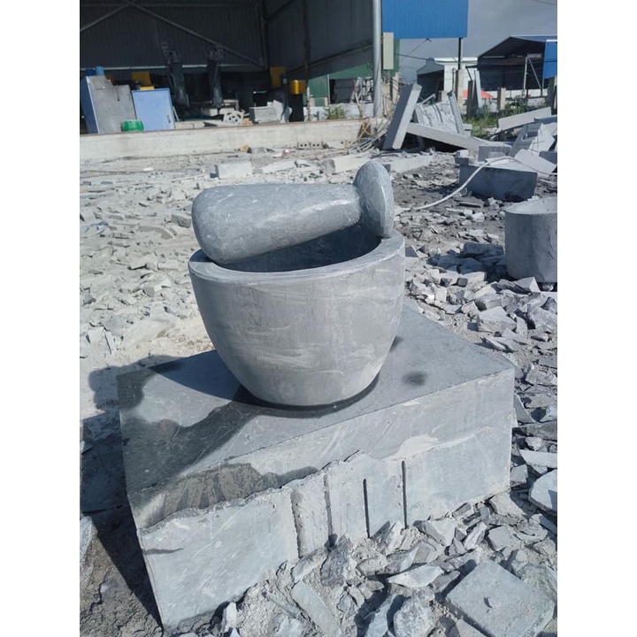 Cối đá Ninh Bình - Đá thật 100% - Đẽo thủ công