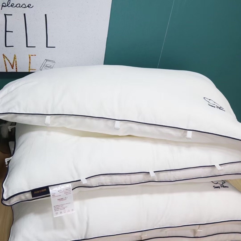 Gối SMART PILLOW 1 mặt Matxa, 1 mặt bông cao cấp có thể tháo rời