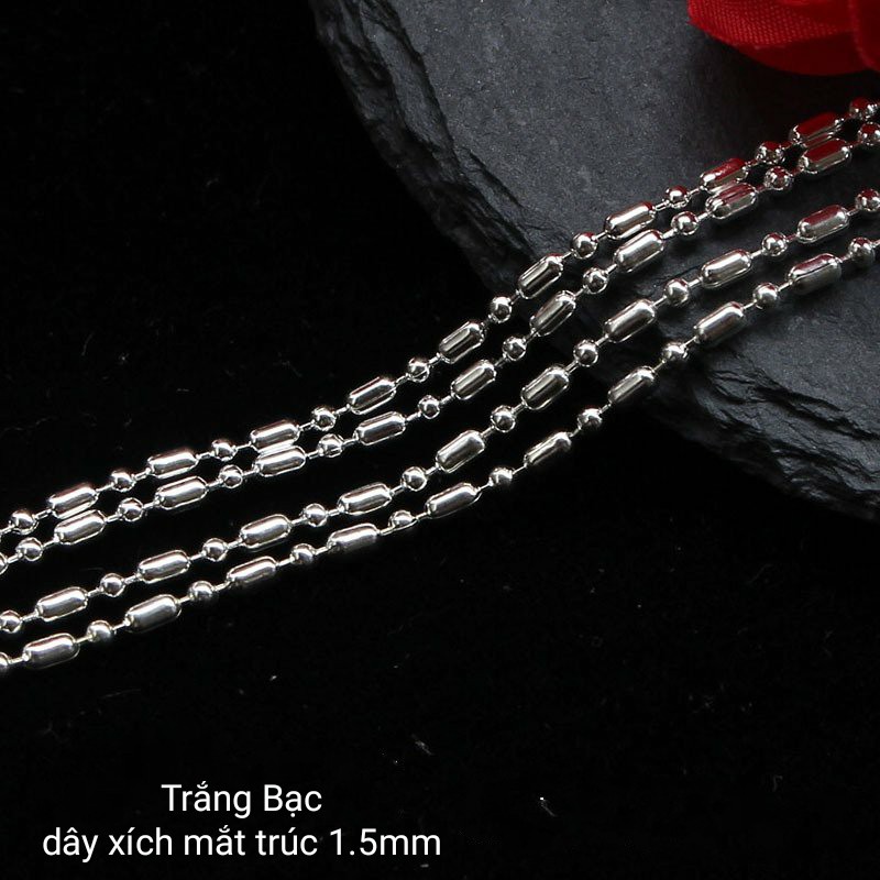 1 mét Dây Xích Dây Chuyền Kim Loại các kiểu--Phụ kiện nguyên liệu trang sức cổ trang thủ công