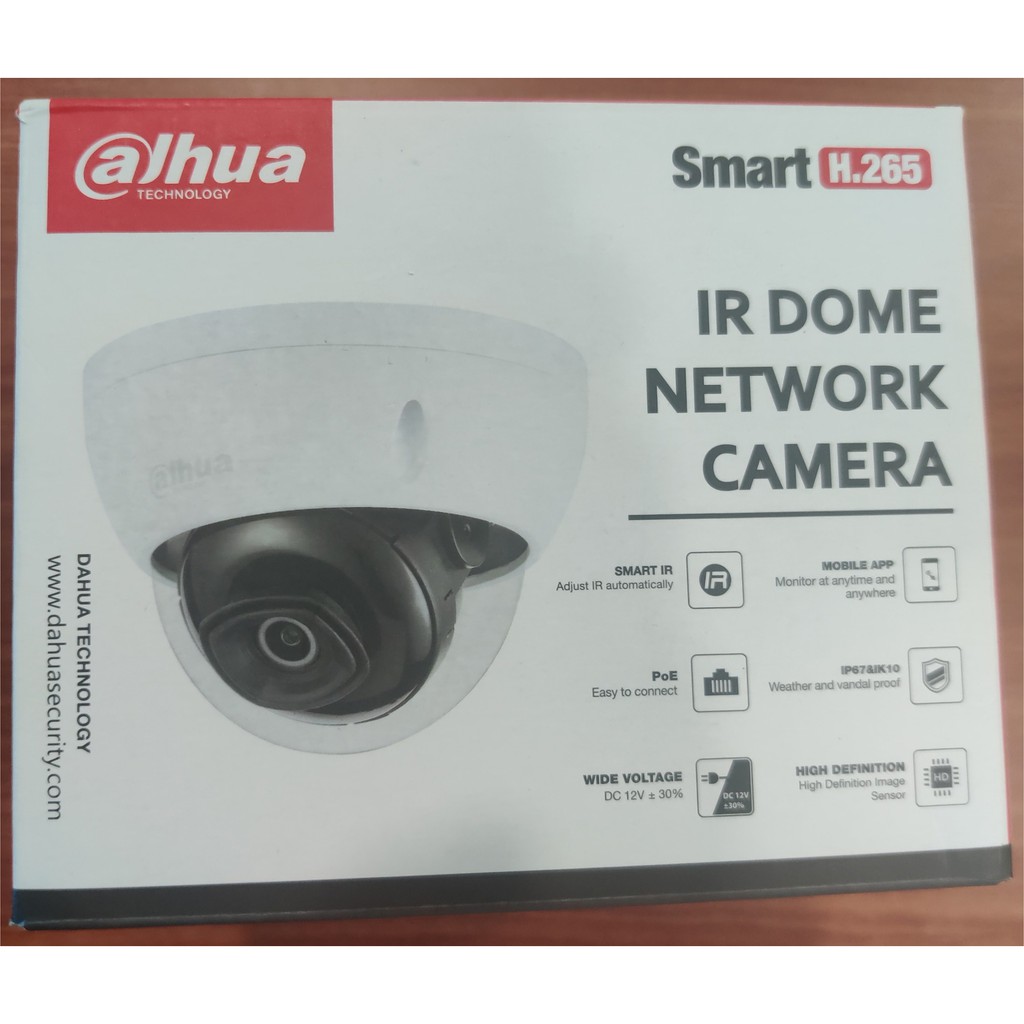 Camera IP Starlight 2.0MP DAHUA HDBW2230EP-S-S2 (tem DSS)