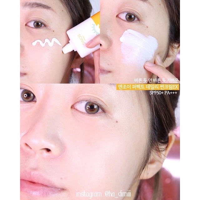 Kem chống nắng Scinic Enjoy Super Mild Sun Essence SPF 50+ PA++++ 50ml (Bill Hàn)