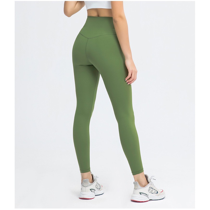 Quần Legging Thể Thao Lưng Cao Thời Trang Năng Động Cho Nữ
