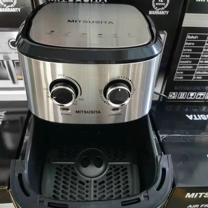 Nồi chiên không dầu MITSUSITA 9 lít, công nghệ thái lan, nướng gà cả con