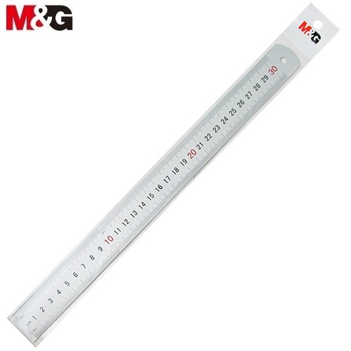 Thước kẻ nhôm M&amp;G ARLN0483 / ARLN0484 ( 96026 / 96027 ) 20cm / 30cm