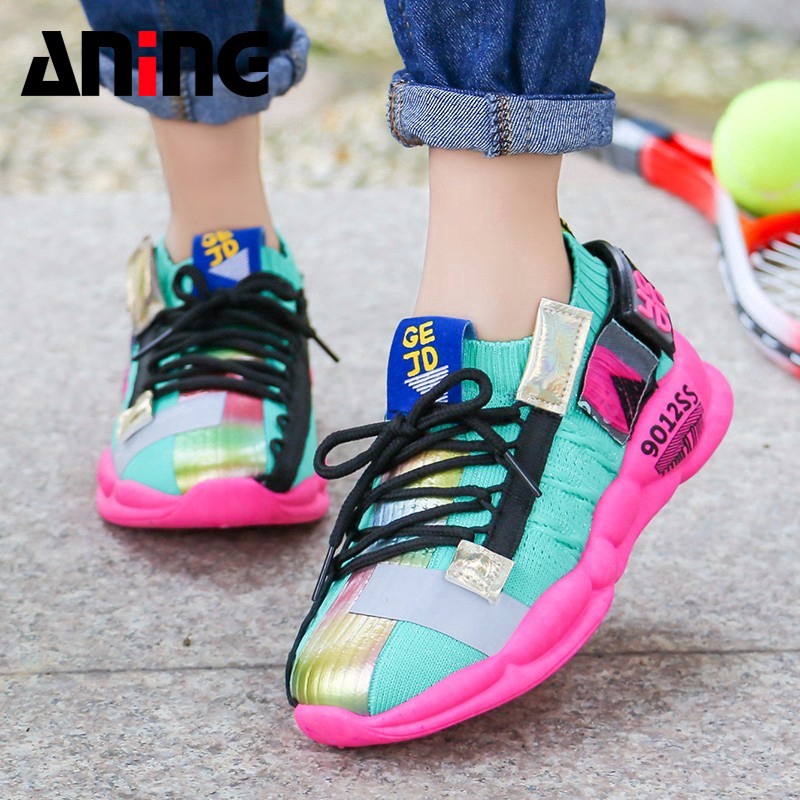 Kids Shoes Baby Boys Girls Network Soft Sneakers Child Running Sport Shoes