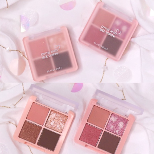 BLACK ROUGE - Bảng mắt Crystal Heart Lock Shadow