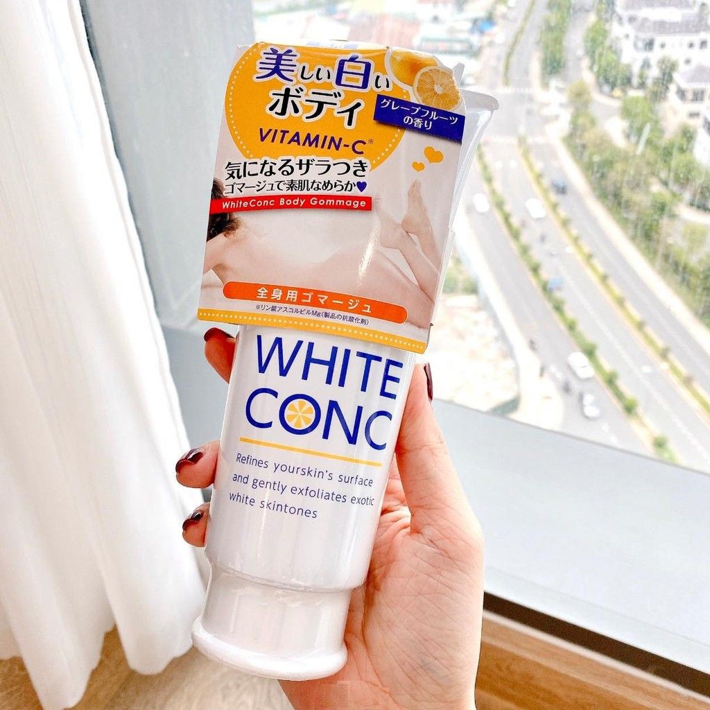 Tẩy Da Chết White Conc - Tẩy Tế Bào Chết Dưỡng Trắng Da Toàn Thân White Conc Nhật Bản - myphamchinhhangladycare