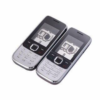 Vỏ đầy đủ cho nokia 2730c 2730 vỏ khung mặt trước + vỏ mặt sau / nắp cửa pin + bàn phím
