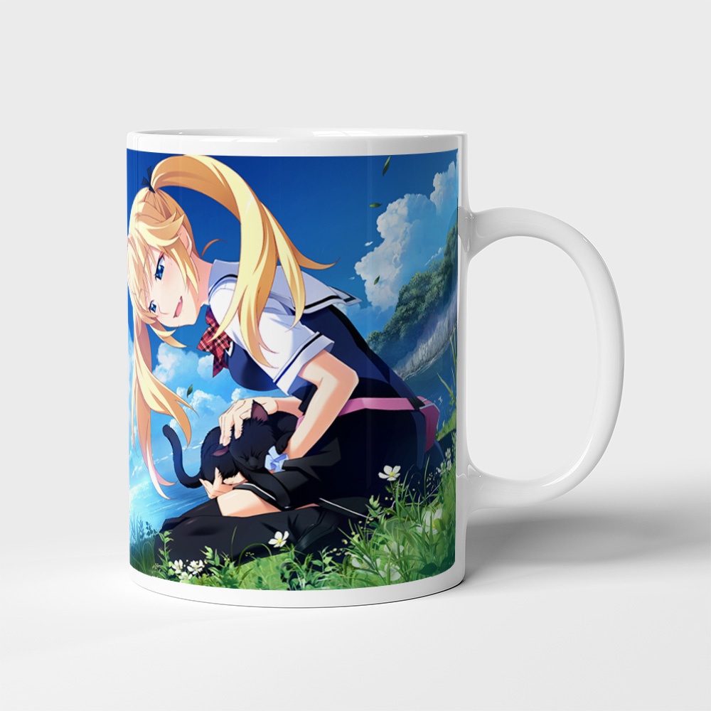 Cốc uống nước Anime, ly in hình GRISAIA - Mẫu 1. Nhận in theo yêu cầu