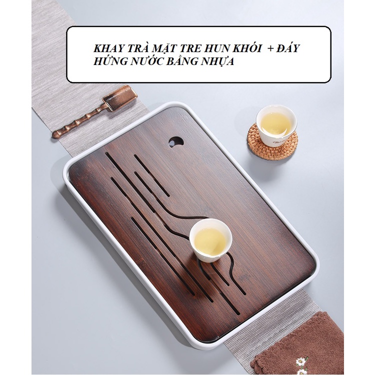 Khay trà tre hun khói hàng cao cấp Đài Loan