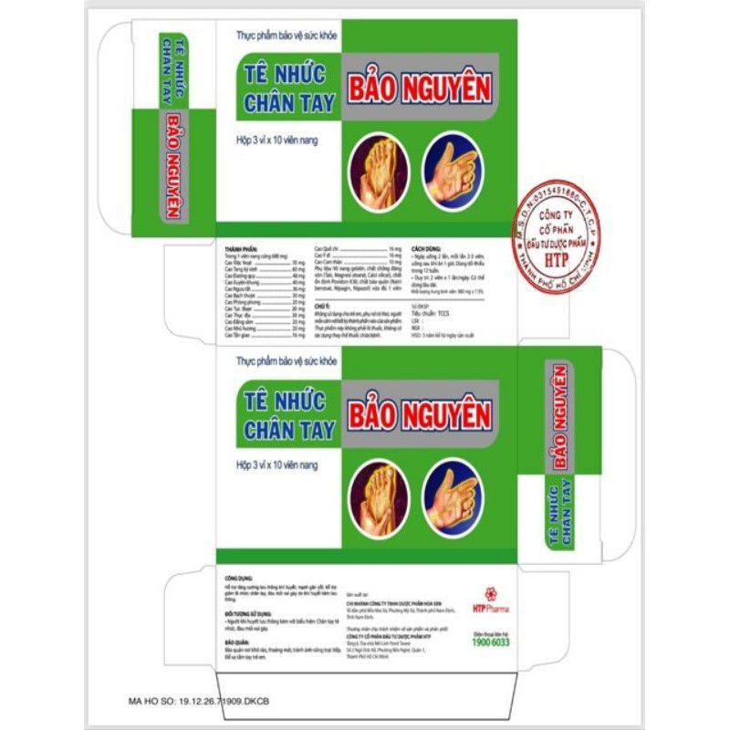 Tê nhức chân tay Bảo Nguyên