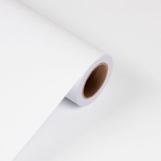 Decal dán tường màu trắng trơn khổ 5m x 1,2m, giấy dán tường màu trắng, dán bàn, tủ