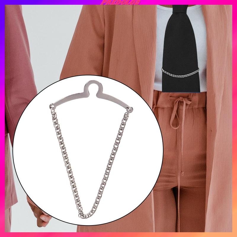 [Predolo2] Cà Vạt Nam Thời Trang Màu Bạc Cổ Điển