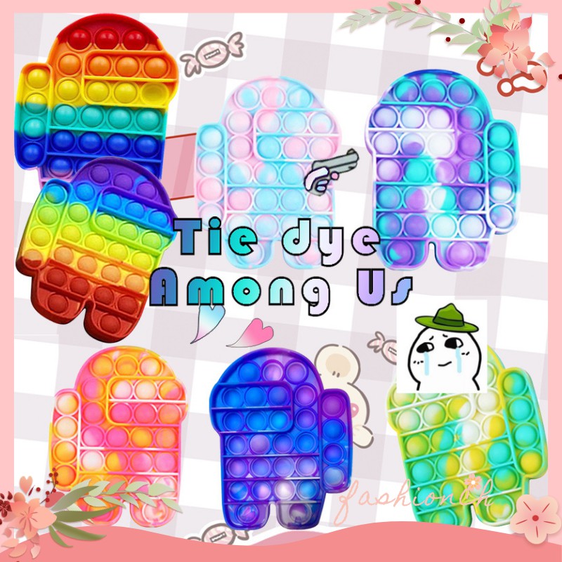 Đồ chơi bóp bóng giảm căng thẳng màu cầu vồng hình vuông/tròn/trái tim/oval/lục giác/bát giác/nhân vật game cho trẻ em