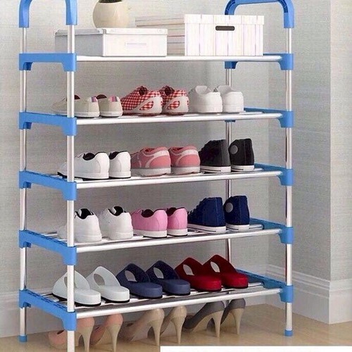 FREESHIP kệ giày dép tiện dụng 5 tầng inox Cao Cấp 4.6