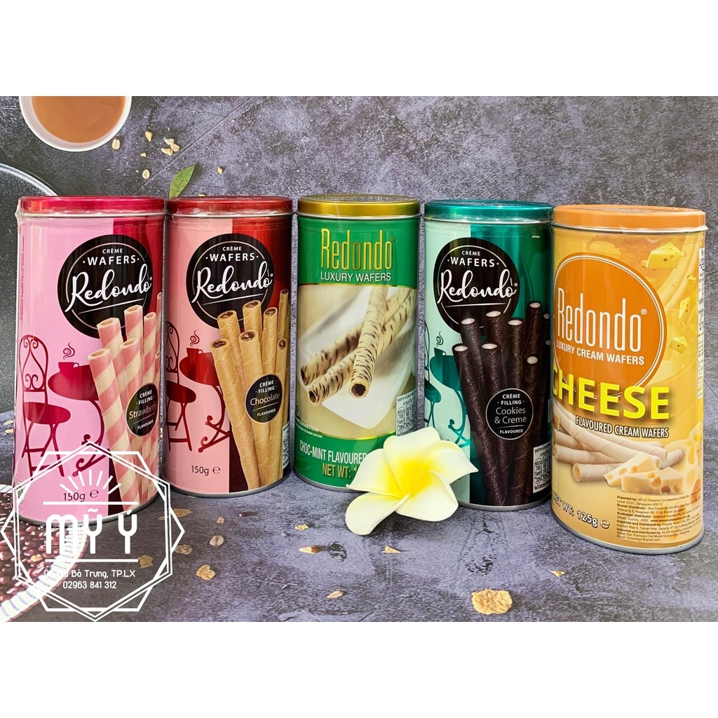 BÁNH QUẾ HỘP THIẾC CAO CẤP REDONO THÁI LAN NHIỀU VỊ - BÁNH QUẾ THÁI LAN