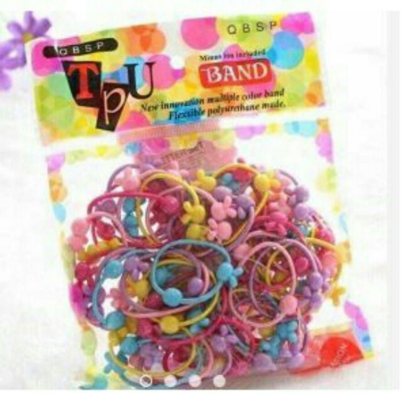SET 50 DÂY CỘT TÓC CHO BÉ