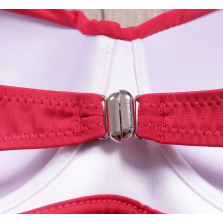 BIKINI HAI MẢNH CẠP CAO CHE BỤNG MÀU ĐỎ | BigBuy360 - bigbuy360.vn