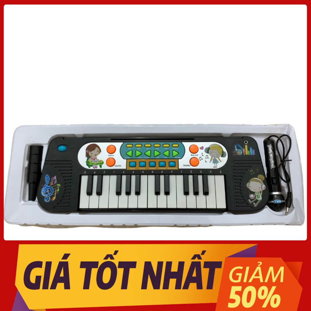 Đồ Chơi Đàn Organ Kèm Mic Đặc Biệt, Chức Năng Ghi Âm Phát Lại, Thiết Kế Mô Phỏng Thật, Đa Dạng Giai Điệu