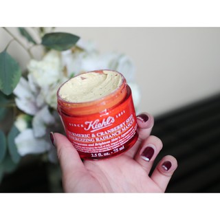 Mặt nạ kiehl’s turmeric & cranberry seed energizing radiance masque