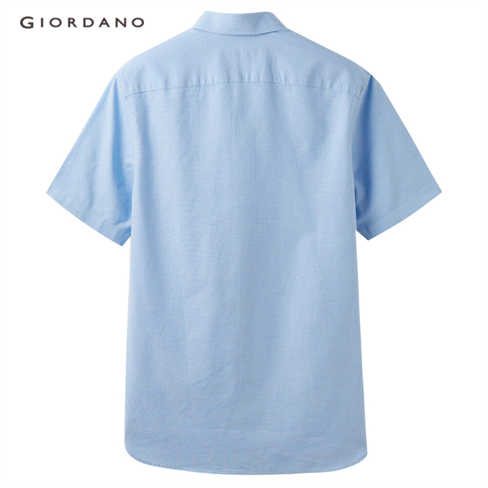 Áo Sơ Mi Nam Giordano 01041487 Dáng Ôm Vải Oxford Thêu | BigBuy360 - bigbuy360.vn