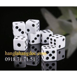 Combo 5 viên xí ngầu vuông cạnh (không bo) cỡ 12 ly