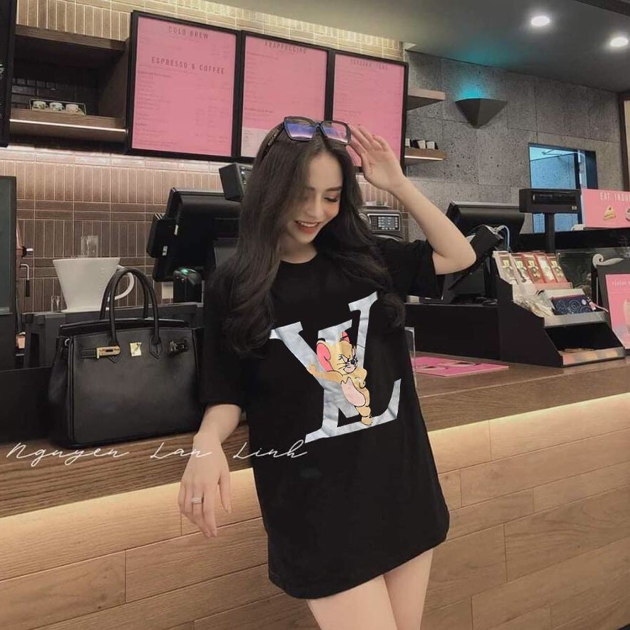 [FREE SHIP] Áo Thun Nam Nữ LVJERRY From Rộng Unisex Chất Mát ZUKABEO
