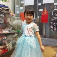 COMBO 2 VÁY ELSA BÉ GÁI KÈM KHĂN CHOÀNG!