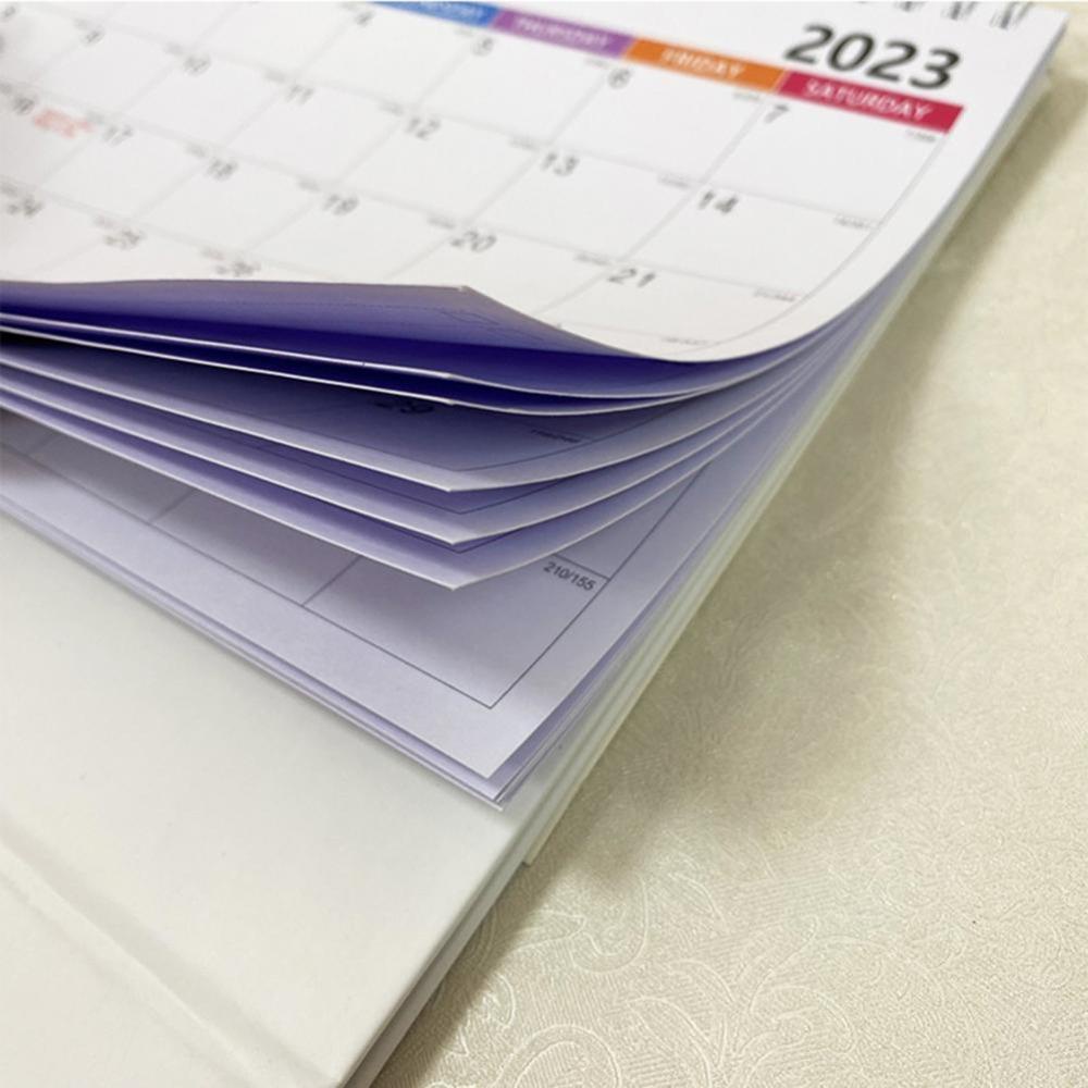 CHOOKEY Lịch Để Bàn Năm 2023 In Chữ Tiếng Anh Dễ Thương Đa Năng