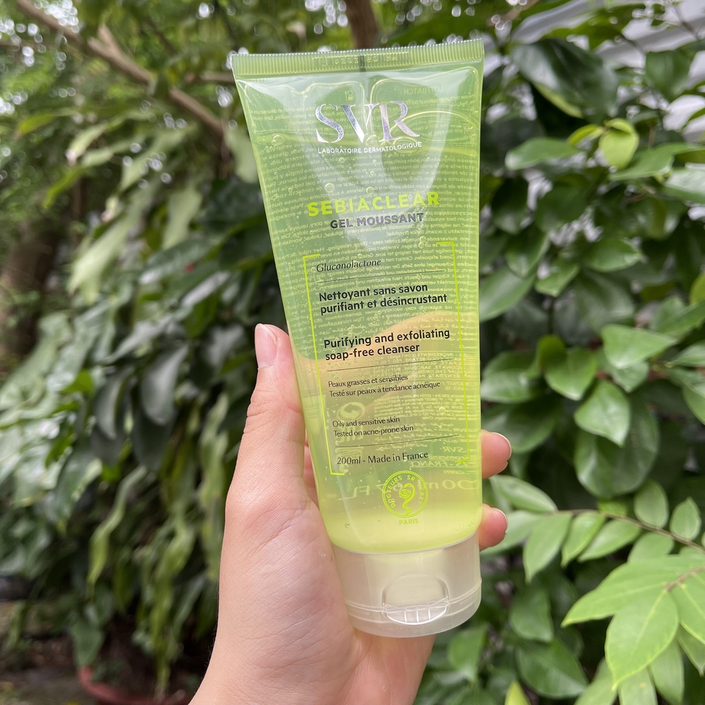 Sữa rửa mặt svr 400ml Sebiaclear Gel Moussant