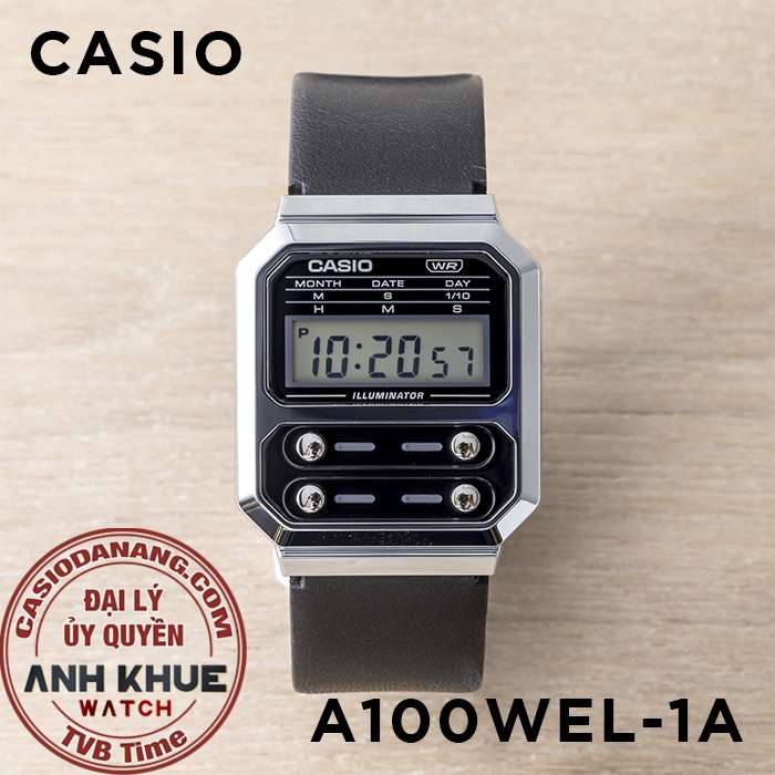 Đồng hồ unisex Casio Standard chính hãng Anh Khuê A100 Series