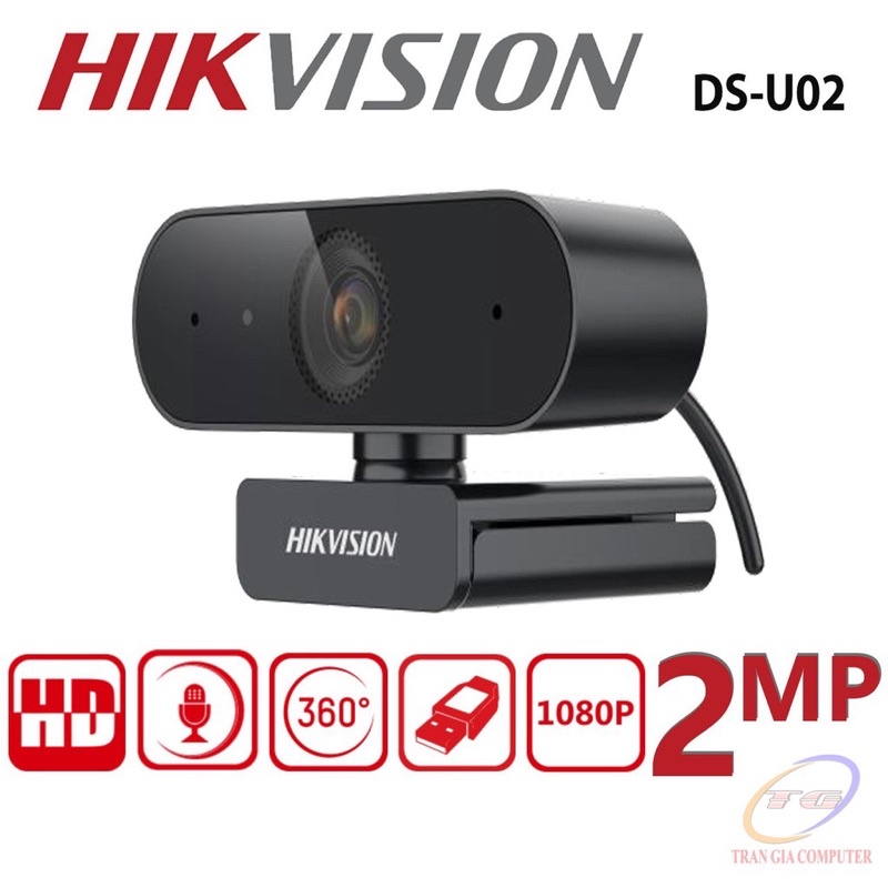 [CAM KẾT RẺ NHẤT] Webcam học online HIKVISION DS-U320 (1920 × 1080)