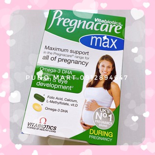 Vitamin Bà Bầu Pregnacare Max 84v