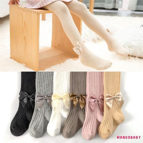 Quần Tất Cotton Giữ Ấm Mùa Đông Cho Bé Gái Mới Biết Đi