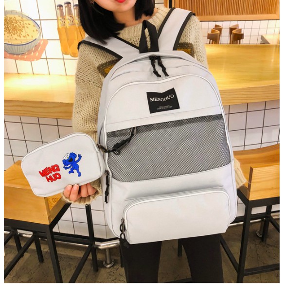 BALO ĐI HỌC ULZZANG BALO MENGHUO HOẠT HÌNH