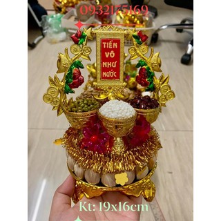 Tháp tỏi ly ngũ đậu vàng-liễng chiêu tài