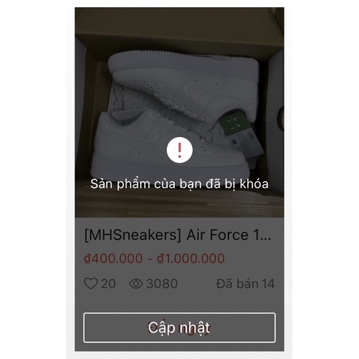 AF1 full trắng bản đẹp nhất - Best