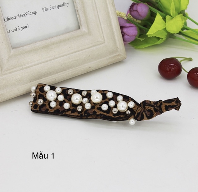 Cột tóc Ngọc dây màu