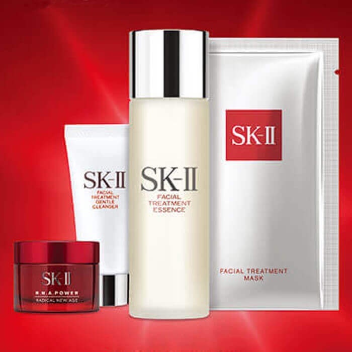 Bộ dưỡng da SK 2 set 4 Nhật Bản  - SET SKII Pitera 4 MÓN Bestseller Trial Kit