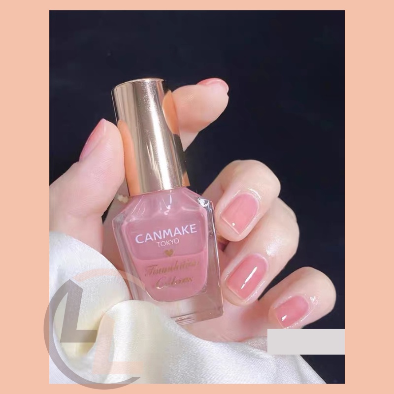 Sơn móng tay Canmake nội địa Nhật tone hồng 01 Hot 02