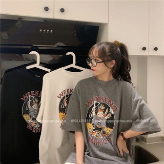 Áo thun phom rộng “phong cách hàn quốc” qc34