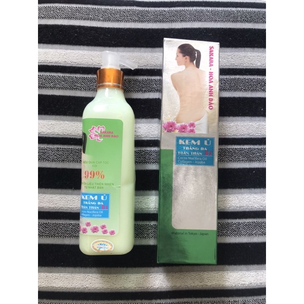 Kem ủ trắng da toàn thân Sakura Hoa Anh Đào | BigBuy360 - bigbuy360.vn