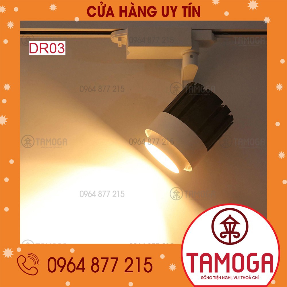 Đèn rọi ray gắn tường trang trí bể cá, quần áo TAMOGA công suất 20W DR 03