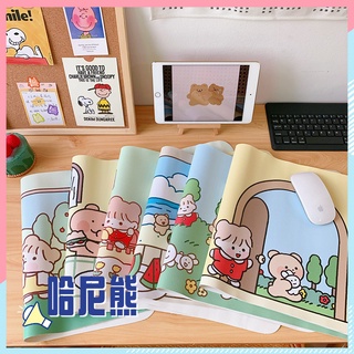 🍓Gấu Hani🍓Tấm Lót Chuột Bàn Phím Máy Tính Chống Trượt Chống Thấm Nước Họa Tiết Hoạt Hình Bé Gái Dễ Thương