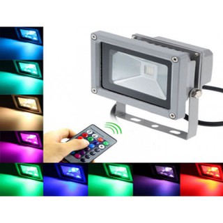 Đèn pha 50w đổi màu rgb bảo hành 6 tháng